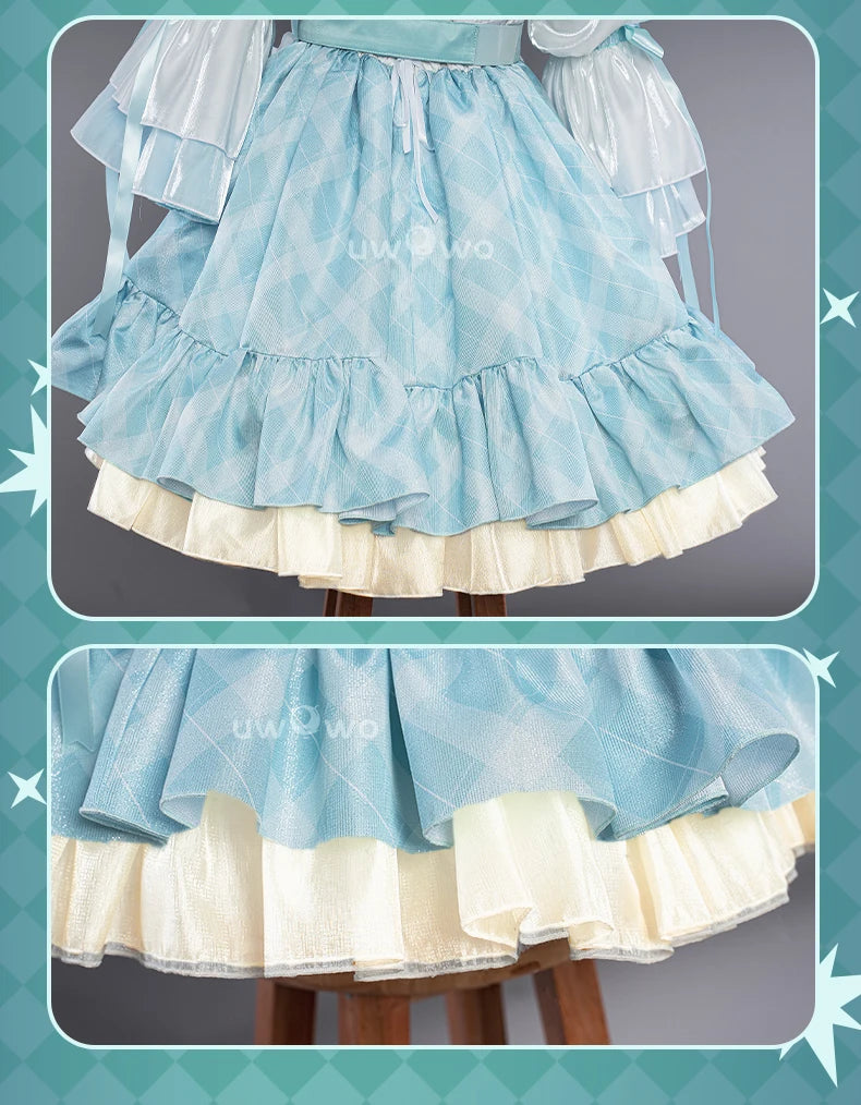 LAST BATCH UWOWO Mikku Cosplay Costume Rakutenn Collabb Happy 16th Anniversary Birthday Cosplay Women Costume Dress Outfits