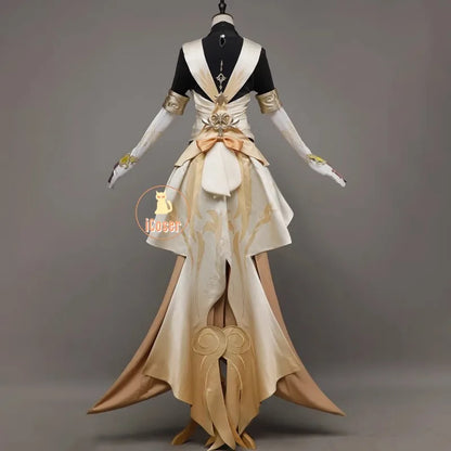 Honkai Star Rail Aglaea Memosprite Cosplay Costume Tailor Dress Summon Amphoreus The Goldweaver Halloween Party for Women Props