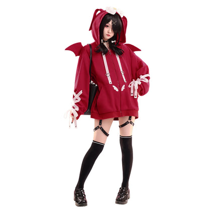 IN STOCK Ame chan Cospaly Costume Game Needy Streamer Overload Cosplay DokiDoki-SR Ame-chan Cospaly Women Causal Wear Costume