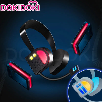 IN STOCK MIKUU Cosplay Costume Game Cosplay DokiDoki-R【S-2XL】Mikku Cosplay Women Cute Costume MIKUU LED Costume Plus Size