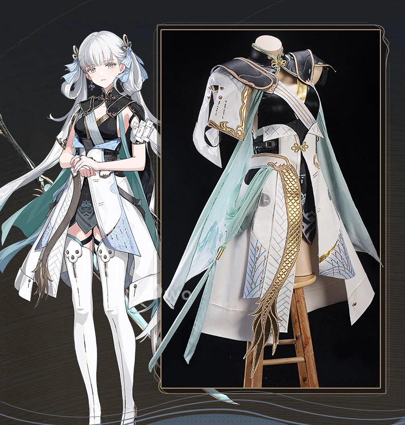 IN STOCK UWOWO Jinhsi Cosplay Game Wuthering Waves  WuWa Jinhsi Cosplay Costume Halloween Costume