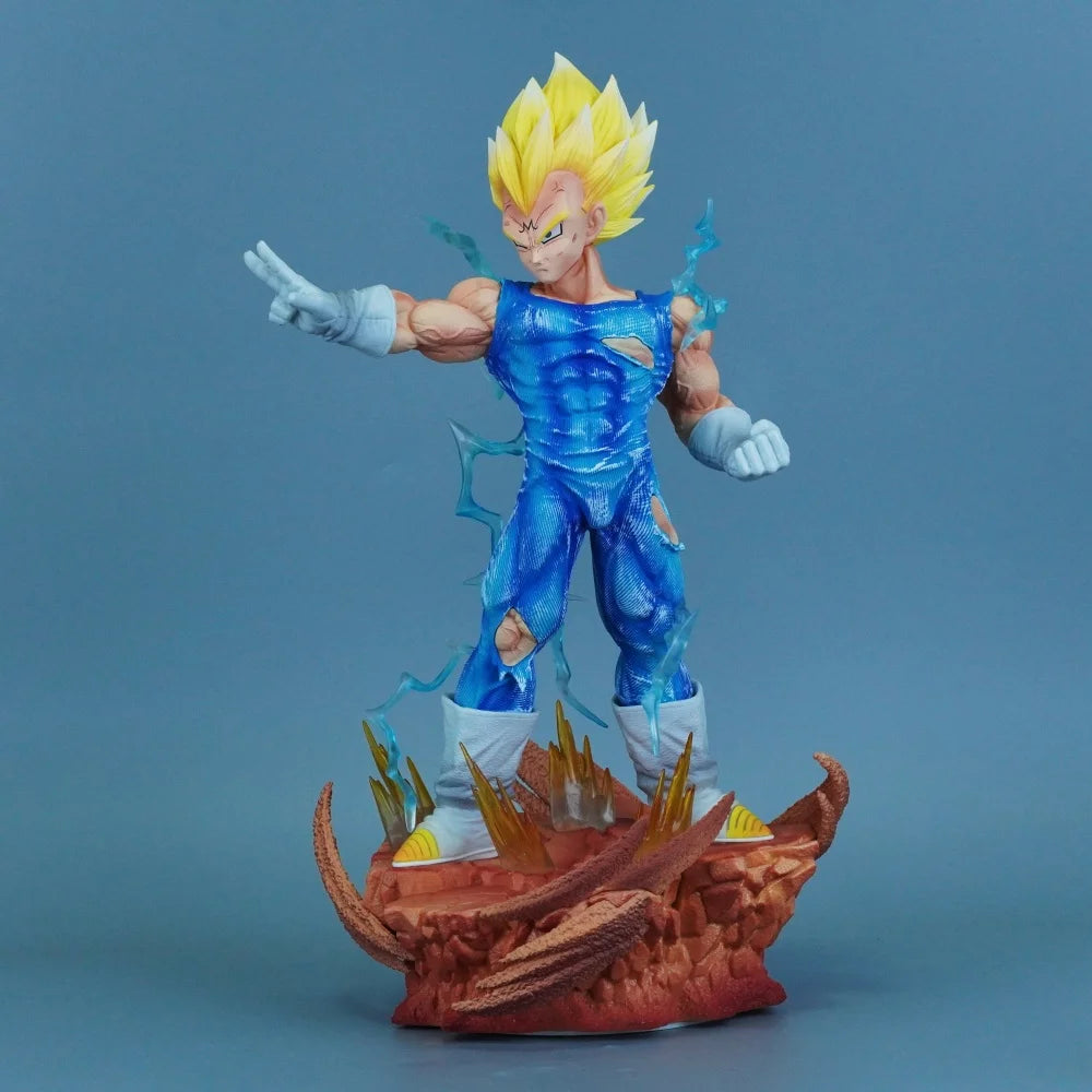 31.5cm Anime Dragon Ball Majin Vegeta PVC Action Figure Statue Desktop Ornament Model Toy Gift