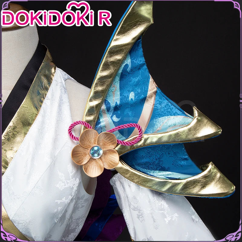 Lux Luxannaa Cosplay Costume Game DokiDoki-R Women Spirit Blossom Costume Lux Cosplay Dress Halloween