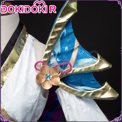 Lux Luxannaa Cosplay Costume Game DokiDoki-R Women Spirit Blossom Costume Lux Cosplay Dress Halloween