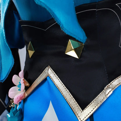 Honkai Star Rail Cerydra Cosplay Costume Wig Dress Uniform Headwear Wings Amphoreus Halloween Party for Women Girls Prop iCoser