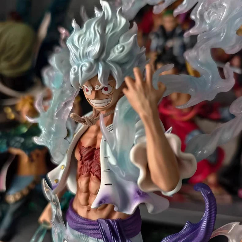 JT Nika Monkey D. Luffy Action Figure ONE PIECE Anime Figures Luffy Fifth Gear Figures PVC Statue Collection Model Gifts