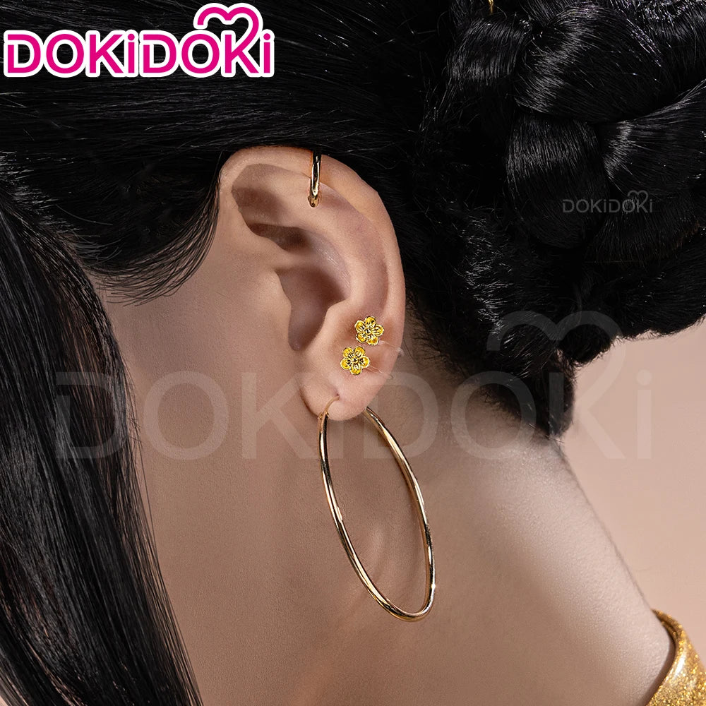 IN STOCK Rumii Miraa Zoeyy Cosplay Earrings DokiDoki Metal Headwear Earrings Rumii Headdress Halloween Cosplay Accessories
