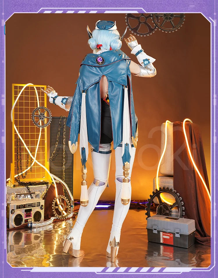 Ineffa Cosplay Costume Game Genshin Impact Cosplay DokiDoki-R Women Robot Costume Nod-Krai Ineffa Costume
