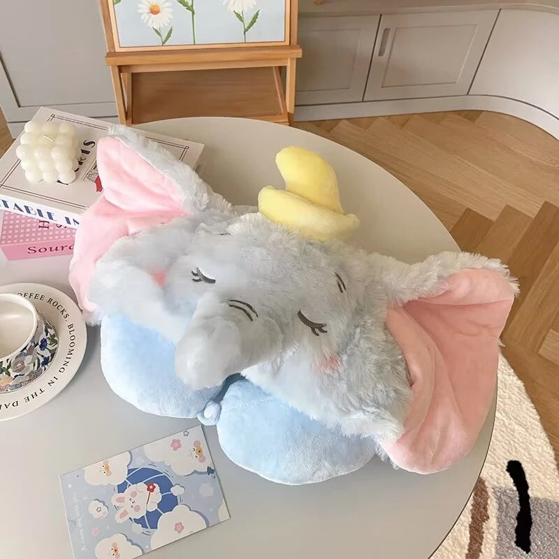 Lovely My Melody U-shaped Hooded Pillow Kawaii Japanese Style Blackout Travel Pillow Office Cartoon Nap Pillow Pink Girl