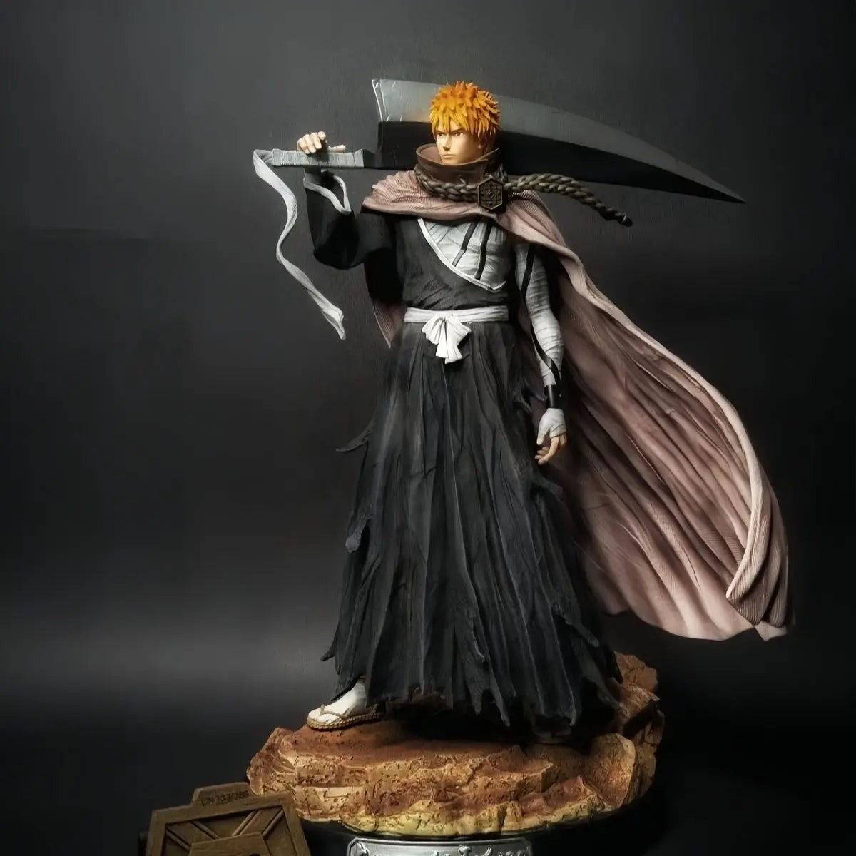 32CM Japanese Anime BLEACH Figure GK Kurosaki Ichigo Byakuya PVC Action Figure Toy Game BLEACH Collectible Model Doll toys Gifts