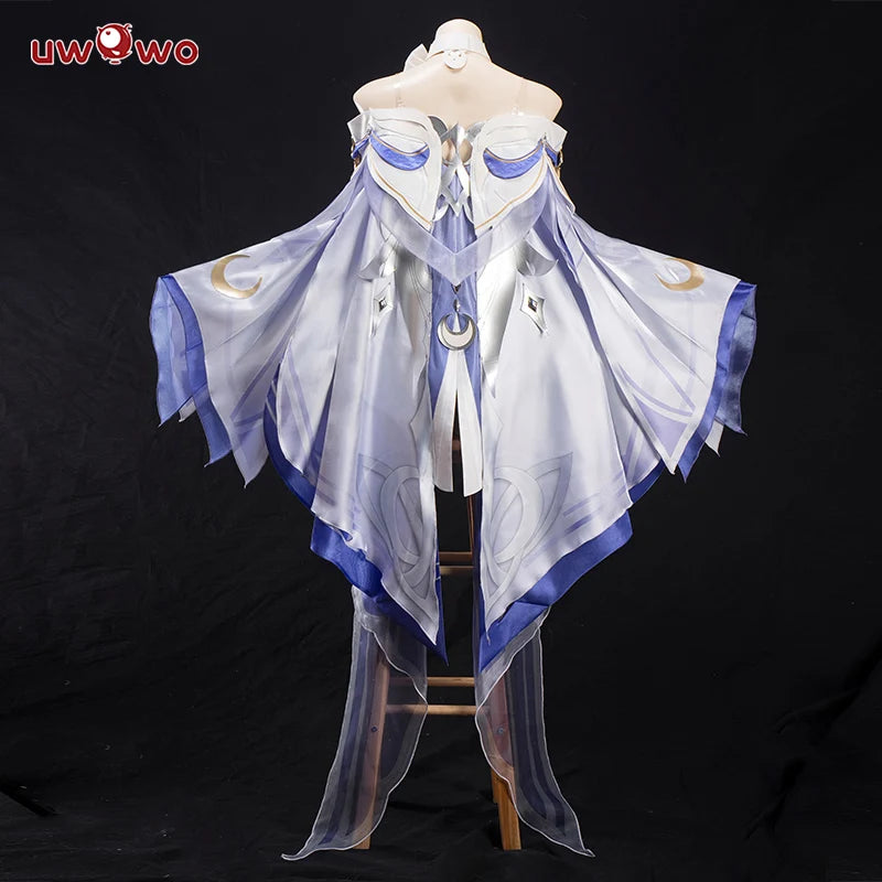 PRE SALE UWOWO Columbina Cosplay Game Genshin Impact Columbina 'Damselette' Snezhnaya Cosplay Costume Halloween Costume
