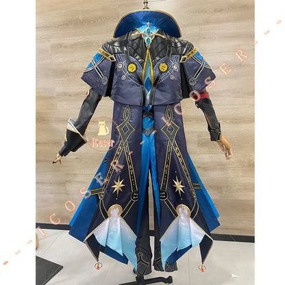 iCoser Honkai Star Rail Anaxa Cosplay Costume Wig Uniform Outfit Anaxagoras Grove of Epiphany Amphoreus Halloween for Women Men