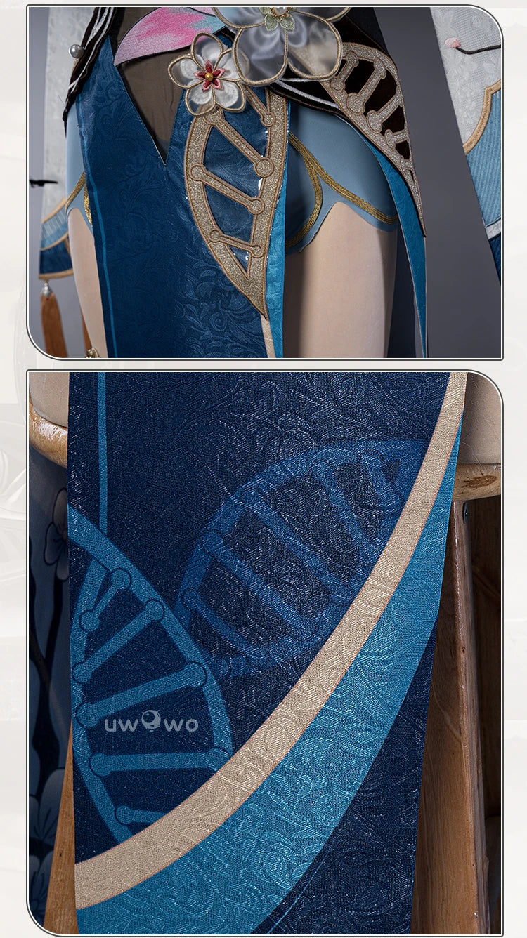 PRE SALE UWOWO Ruan Mei Cosplay Honkai Star Rail Fanart Ruan Mei Ruanmei Qipao Ver. Cosplay Costume Halloween Costume