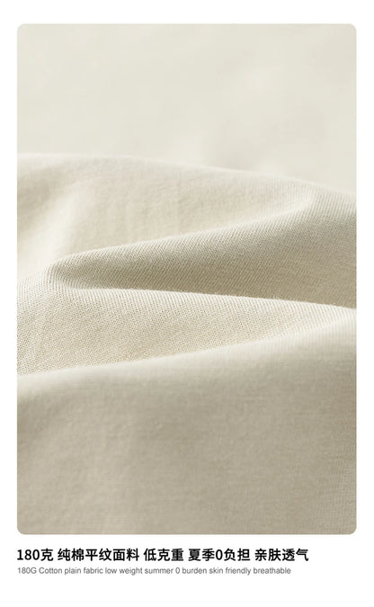 ZODF 2025 Summer Men 180gsm Solid T-Shirts Women Unisex Loose Basic Breathable Cotton T Shirt Brand Tees HY0971