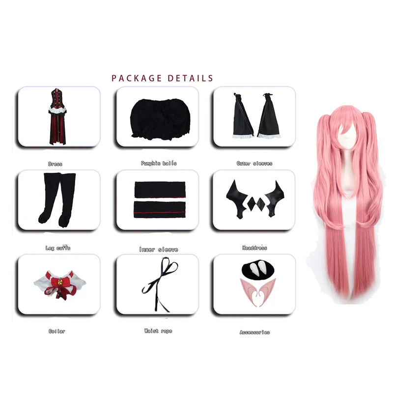 Seraph Of The End Krul Tepes Cosplay Costume Set Polyester