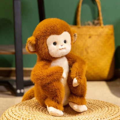Simulation Animal monkey Plush Doll Cute Cartoon monkeys Stuffed Toy For Children Kids Girls kawaii room decor ﻿