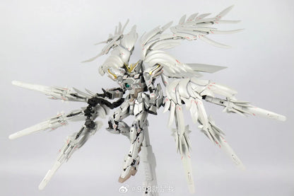 In Stock DABAN 8827 Snow White MG 1/100 XXXG-00YSW Assembly Model Kit Alloy Skeleton Prelude Fix Ver Action Figure Model Toy