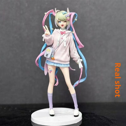 Hot Needy Streamer Overload Super Cute Angel-Chan Figure Action Doll Pretty Girl Anime Model Desktop Decor Fan Collection Gift
