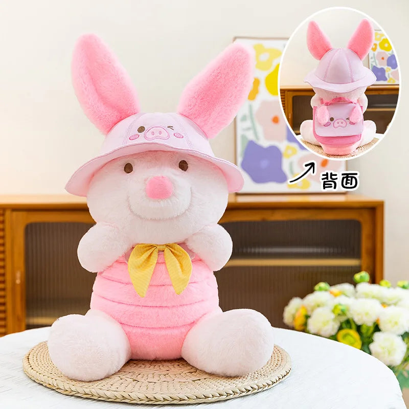 30/40/50cm Big Size Disney Stitch Anime Plush Stuffed Doll Kawaii PigletPlushies Room Decoration Children's Pillow Holiday Gifts