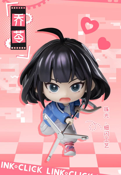 Link Click Season 2 Back In Time Series Cartoon Lu Guang Chen Xiaoshi Li Tianchen Li Tianxi Qiao Ling Figure Model Toy Kids Gift