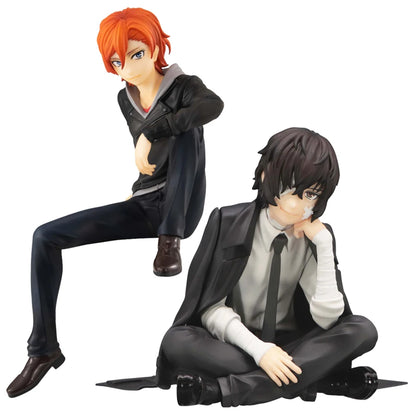 8cm Bungo Stray Dogs Anime Figure Noodle Stopper Dazai Osamu Action Figure Nakahara Chuya Figurine Collection Model Doll Toys