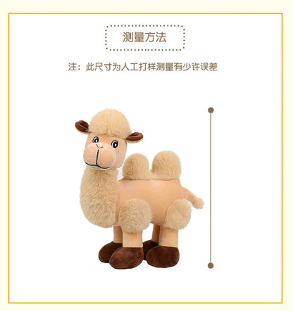 35/55cm Cute Cartoon Camel Plushies Doll Soft Stuffed Animals Plush Toys Home Decor Girls Sleeping Hug Pillow for Kids Xmas Gift