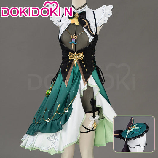 Emilie Cosplay Costume Game Genshin Impact Cosplay【XS-3XL】DokiDoki-N Women Costume Dress Perfumer Emilie Cosplay Plus Size