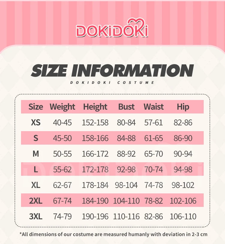 【Last Batch】IN STOCK Rumii Zoeyy Miraa Cosplay Costume【XS-3XL】DokiDoki-N Women Costume Wig Family Rumii Cosplay Plus Size