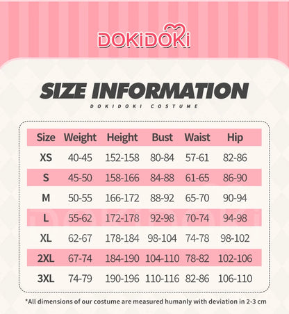 【Last Batch】IN STOCK Rumii Zoeyy Miraa Cosplay Costume【XS-3XL】DokiDoki-N Women Costume Wig Family Rumii Cosplay Plus Size