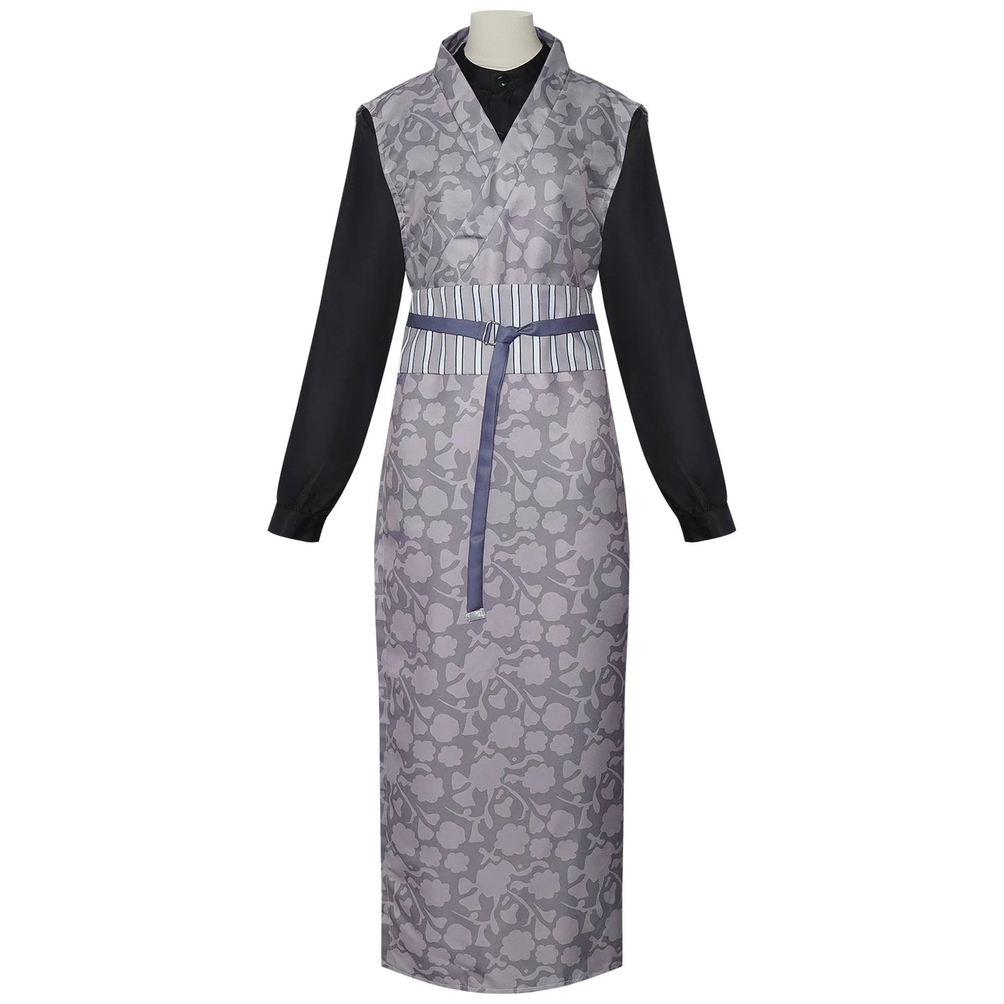 Kanroji Mitsuri Cosplay Costume Women Polyester Kimono Dress