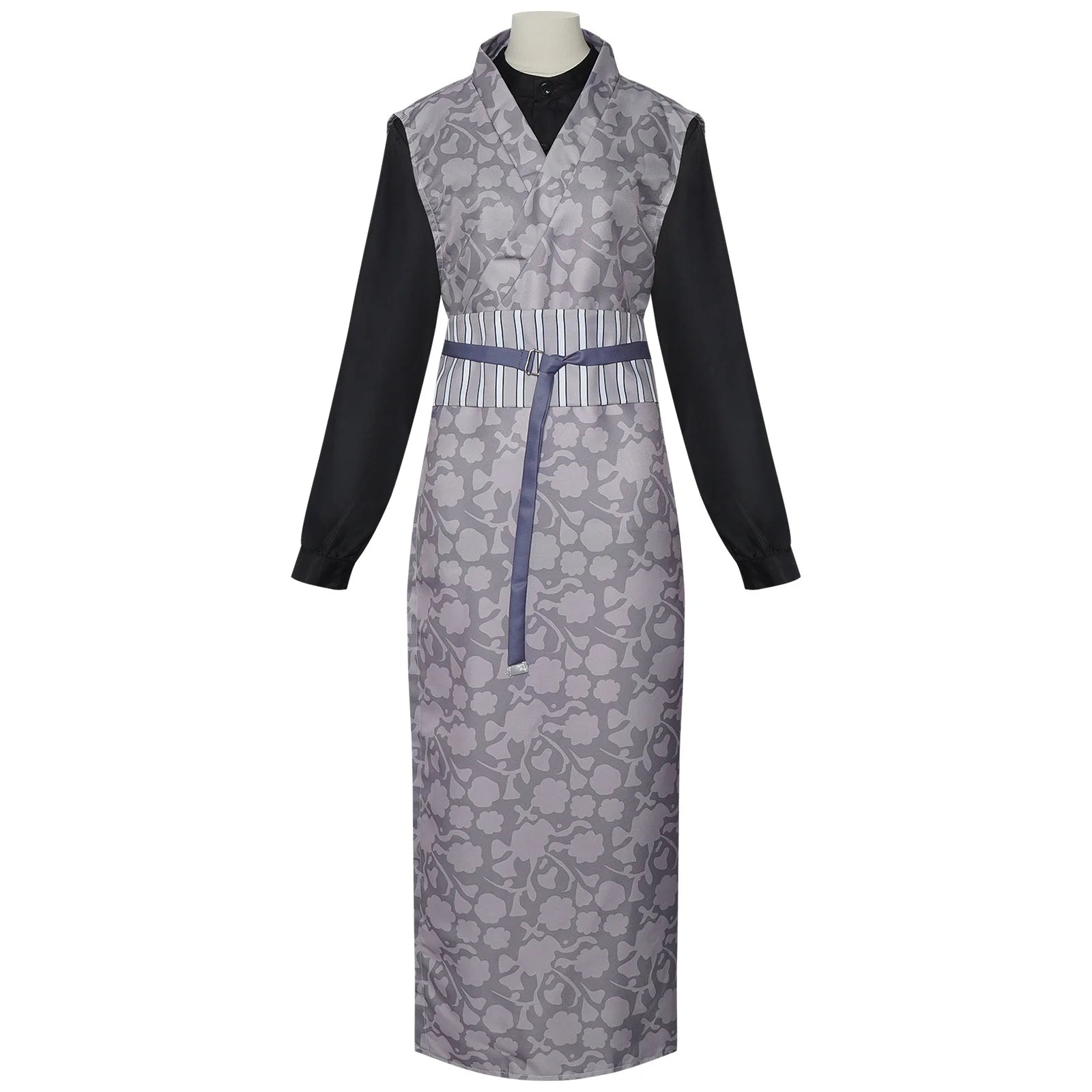Kanroji Mitsuri Cosplay Costume Women Polyester Kimono Dress