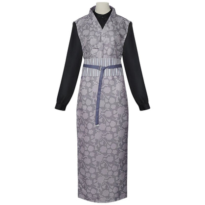 Kanroji Mitsuri Cosplay Costume Women Polyester Kimono Dress