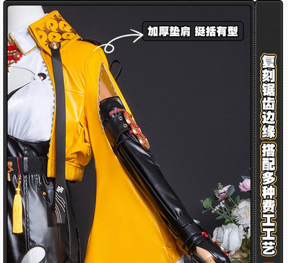 iCoser Zenless Zone Zero Yixuan Cosplay Costume Wig Uniform Headwear Bird Props Yunkui Summit Carnival Halloween Party for Women