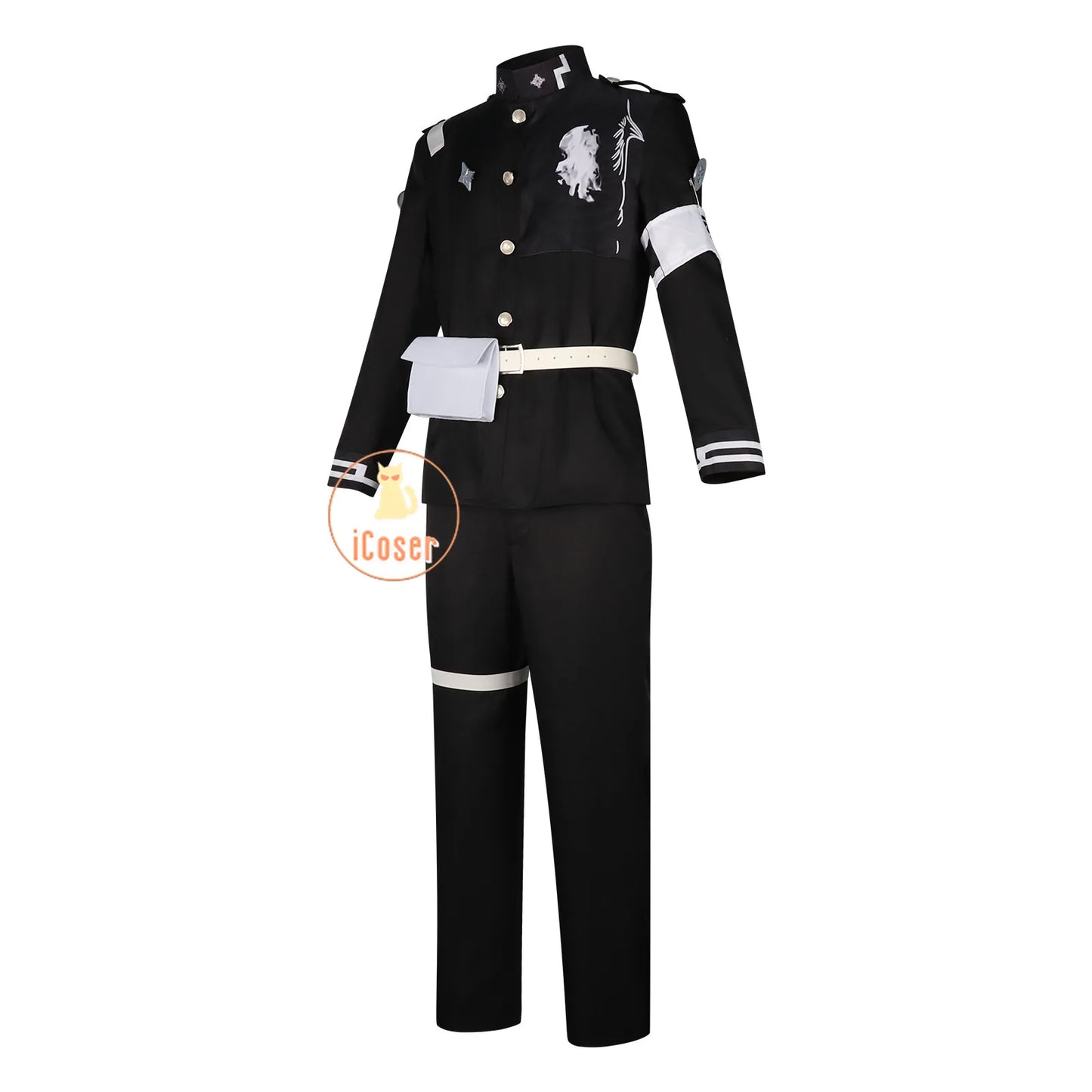 iCoser The Hundred Line Takumi Sumino Cosplay Costume Wig Battle Uniform Last Defense Academy Halloween Party Women Men Festival