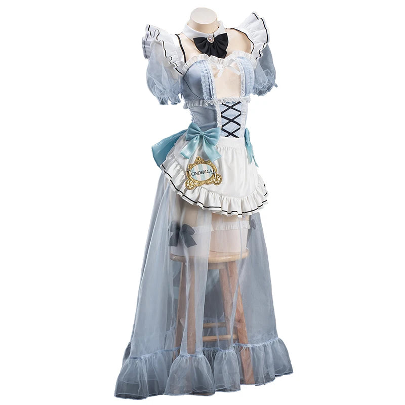 PRE SALE UWOWO Cinderellaa Cosplay Game Cinderellaa Cafe Maid Cosplay Costume Halloween Costume