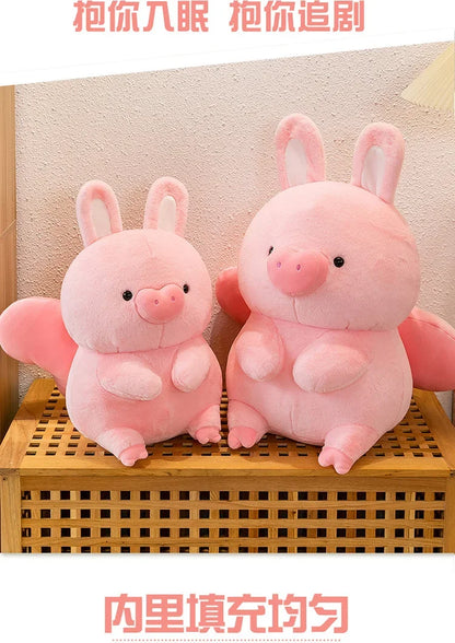 New 55cm Soft Kawaii Love Pink Pig Plush Pillow Stuffed Super Cute Round Pig High Quality Doll Gift for Childre Birthday Gift