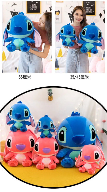 Big Size Hot Style Disney Stitch Plush Doll Toys Anime Lilo & Stitch Stuffed Doll Cute Stich Plush Doll Kids Xmas Baby Gift