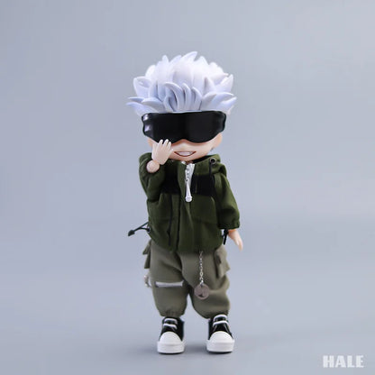OB11 1/12 Doll Outdoor Jacket and Pants Suit Casual Outfit Accessories for DIY Dolls - 2 / ob11