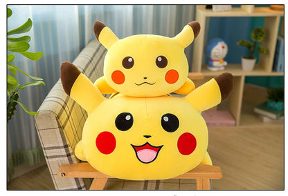 50/70/85cm Big Size Pokemon Pikachu Anime Plush Stuffed Doll Room Decoration Plushies Pillow Peluche Ornaments Children's Gifts