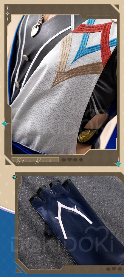 IN STOCK Dr. Ratio Cosplay Costume Game Honkai: Star Rail【S-3XL】DokiDoki-SR HSR Halloween Men Costume Veritas Ratio Plus Size