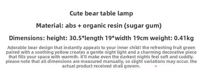 Cute Disney Winnie Pooh Bedroom Bedside Lamp Anime Figure Table Lamp USB Plug 3 Color Dimming Living Room Study Atmosphere Light