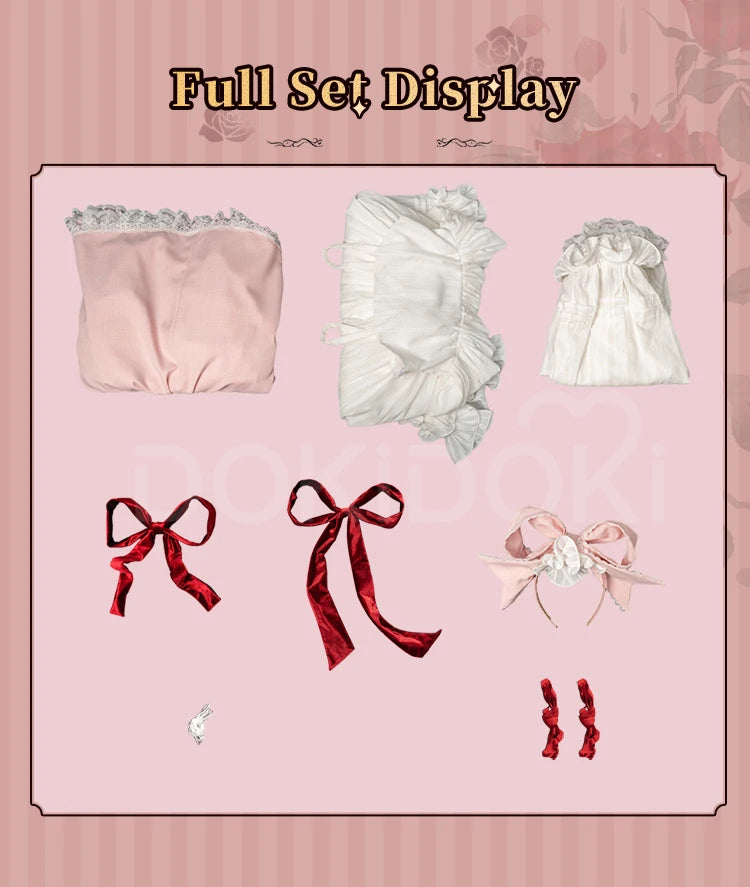 Hinaichigo Cosplay Costume Anime Rozen Maiden Cosplay DokiDoki-SR Women Halloween Cute Pink Lolita Dress