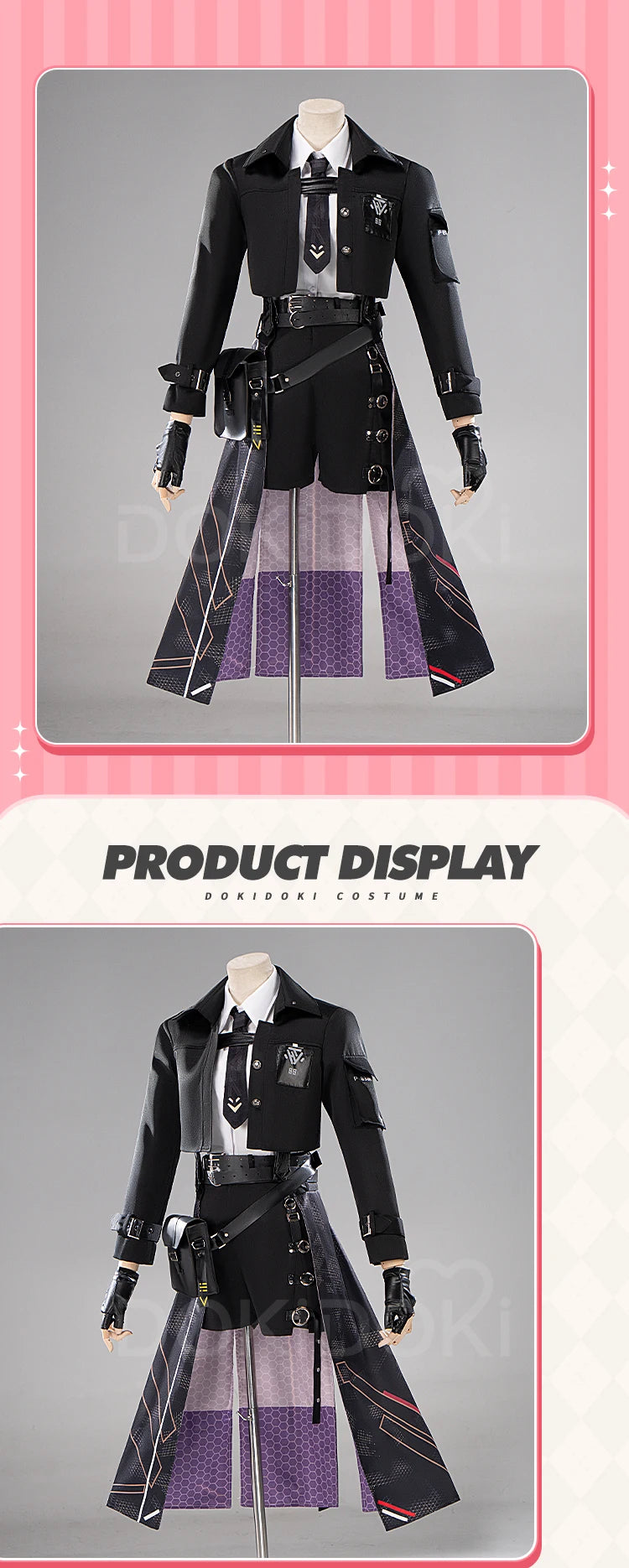 IN STOCK Night Flair Hunter MC Cosplay Costume Game Love and Deepspace【S-3XL】DokiDoki-N Heroines Dress Plus Size Halloween
