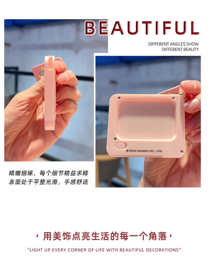 Genuine Sanrio Hello Kitty Kuromi Melody Pachacoo Cinnamoroll Hangyodon Gudetama Writ Boar Graffiti Toy Keychain Birthday Gift