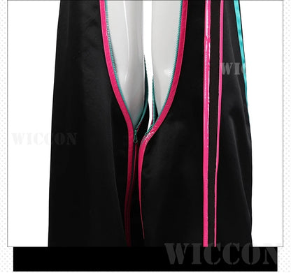 SF6 Juri Han Cosplay Costume Set Polyester Women