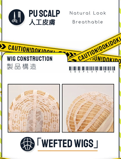 IN STOCK Varka Durin Rerir Wig Game Genshin Impact Song of the Welkin Moon DokiDoki Knights of Favonius Varka Wig Halloween Horn