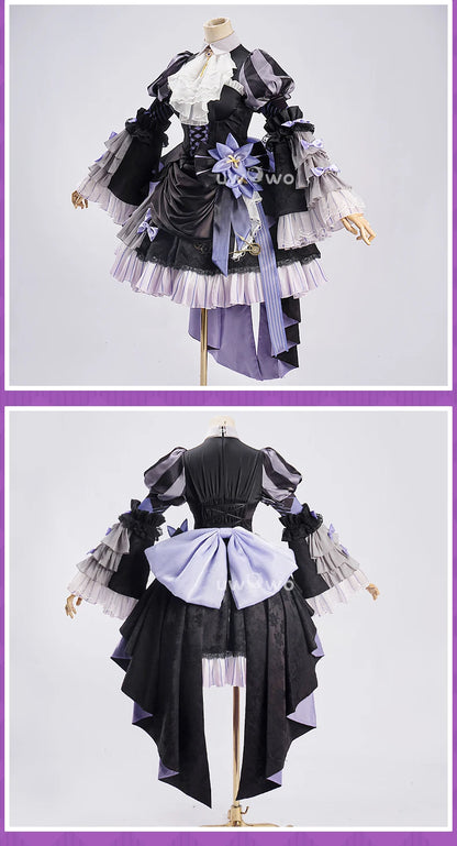 UWOWO Herta Cosplay Game Honkai Star Rail Fanart The Herta Lolita-Style Gown Cosplay Costume Halloween Costume
