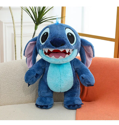 60cm Big Size Disney Stitch Cartoon Anime Plush Stuffed Doll Room Decoration Peluche Pillow Kawaii Plushies Ornaments Gifts