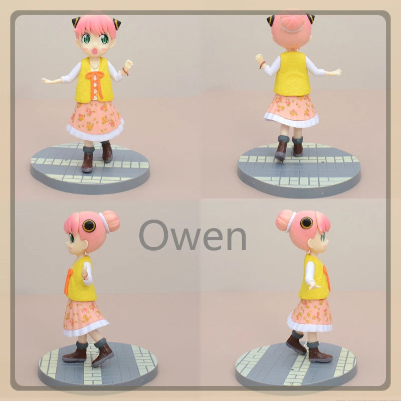 Anime Spy×Family Action Figures Anya Forger Summer Swimsuit Figurine Dolls Model Cute Toy PVC Collectible Ornament Birthday Gift