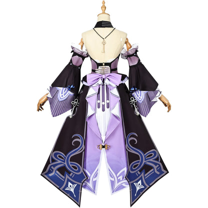 Honkai Star Rail The Herta Cosplay Costume Wig Dress Hat Uniform Headwear Necklace Halloween Party for Women Girls Carnival Prop